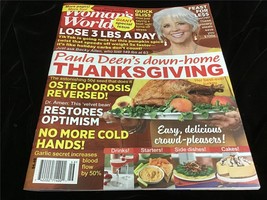Woman&#39;s World Magazine Nov 13, 2023 Paula Deen&#39;s Down Home Thanksgiving - £7.02 GBP
