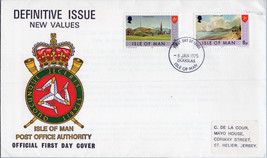 ZAYIX Isle of Man 52, 55 Used FDC Landmarks Tynwald Hill Ramsey Bay 121022SM169 - £2.81 GBP