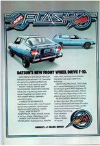 Datsun F-10 Flash Automobile Magazine Ad Print Design Advertising - £26.54 GBP
