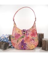 Brahmin Fallon Perennial Melbourne DI Leather Floral Hobo Shoulder Bag NWT - $360.86