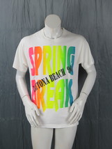 Vintage Graphic T-shirt -  Spring Break 1990 Daytona Beach Neon Graphic -Mens XL - £38.54 GBP
