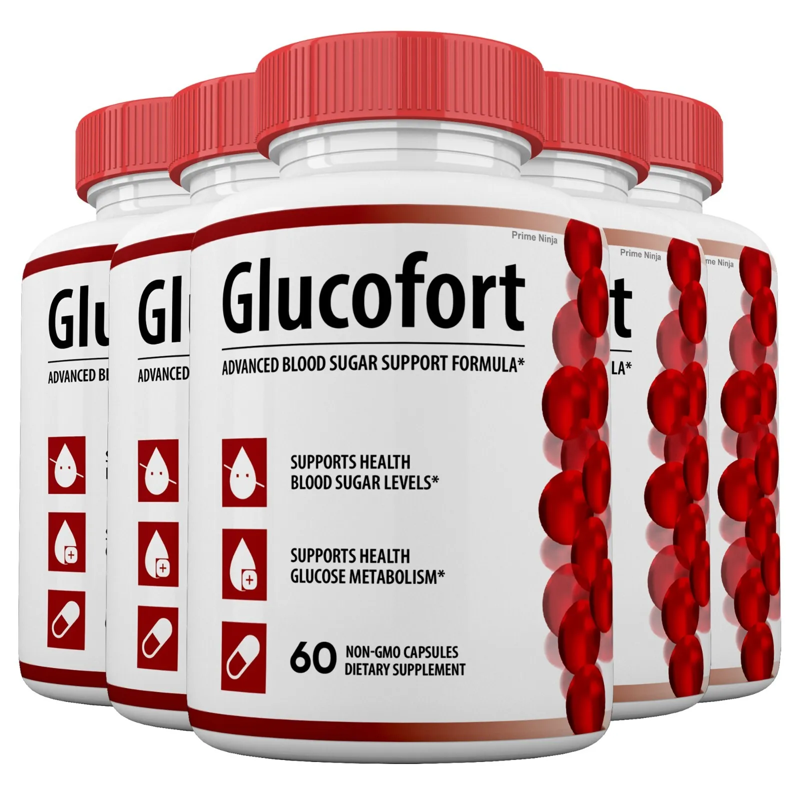 Glucofort Blood Sugar Support Capsules, Glucofort Advanced Formula (5 Pa... - $126.35