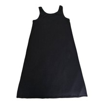 Eileen Fisher Scoop Neck Tank Dress Black Petite Large PL $178 - £61.73 GBP