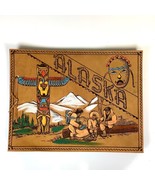 Vtg Alaska Eskimo Leather Hand Colored Cover Photo Autograph Scrapbook A... - $426.51 MXN