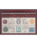 Australia 1990 SG1253 Colonial Stamps MS london ovpt MNH - $9.61
