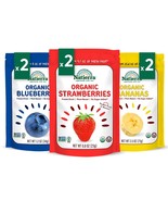 NATIERRA Organic Freeze-Dried Variety Pack of 6 | Blueberry, Banana &amp; St... - $996.52 MXN