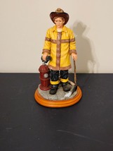 Fireman Statue Figurine #182246 About Face Designs - $14.85