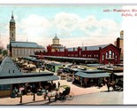 Washington Market Buffalo NY New York UDB Postcard U20 - £2.76 GBP