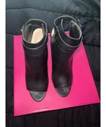 Shoedazzle Opened Toe Black  4in Heel Sandal Size 8 1/2 - €19,01 EUR