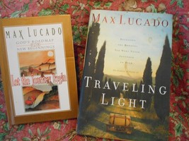 Travelling Light (2001) &amp; Let the Journey Begin (1998), by Max Lucado, Nice Gift - £10.19 GBP