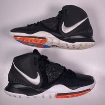 Nike Kyrie 6 Jet Black Men&#39;s Sz 10 Basketball Shoes Gently Worn - £51.42 GBP