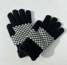 Womens Winter Snow Glove Warm Thick Diamond Pattern Knit With Cozy Linin... - £19.06 GBP