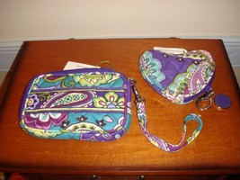 Vera Bradley Sweetheart Coin Purse And Tech Case Heather - £35.16 GBP