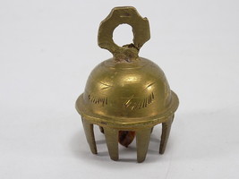 Vintage Small Brass Etched Claw Bell - Elephant Claw Temple Ceremonial Bell - £5.46 GBP