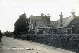 rs2125 - Early view of St.Marys CE School ( West Moors) Dorset - print 6x4 - $2.54