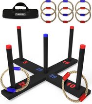 Versatile Ring Toss Game with 4 Competitive Variations – Perfect for Par... - $74.20