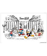 NEW Sealed USA Olympics Race Team Looney Tunes 34&quot; x23&quot; Poster Art Print... - $25.86 CAD