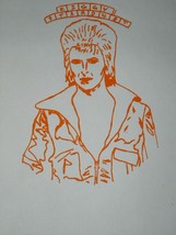 David Bowie Graphic Art Picture Photo Origin Unknown - £23.97 GBP