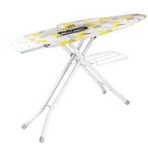 Ironing Board with Solid Steam Iron Rest Cover and Sleeve White Steel - $131.99