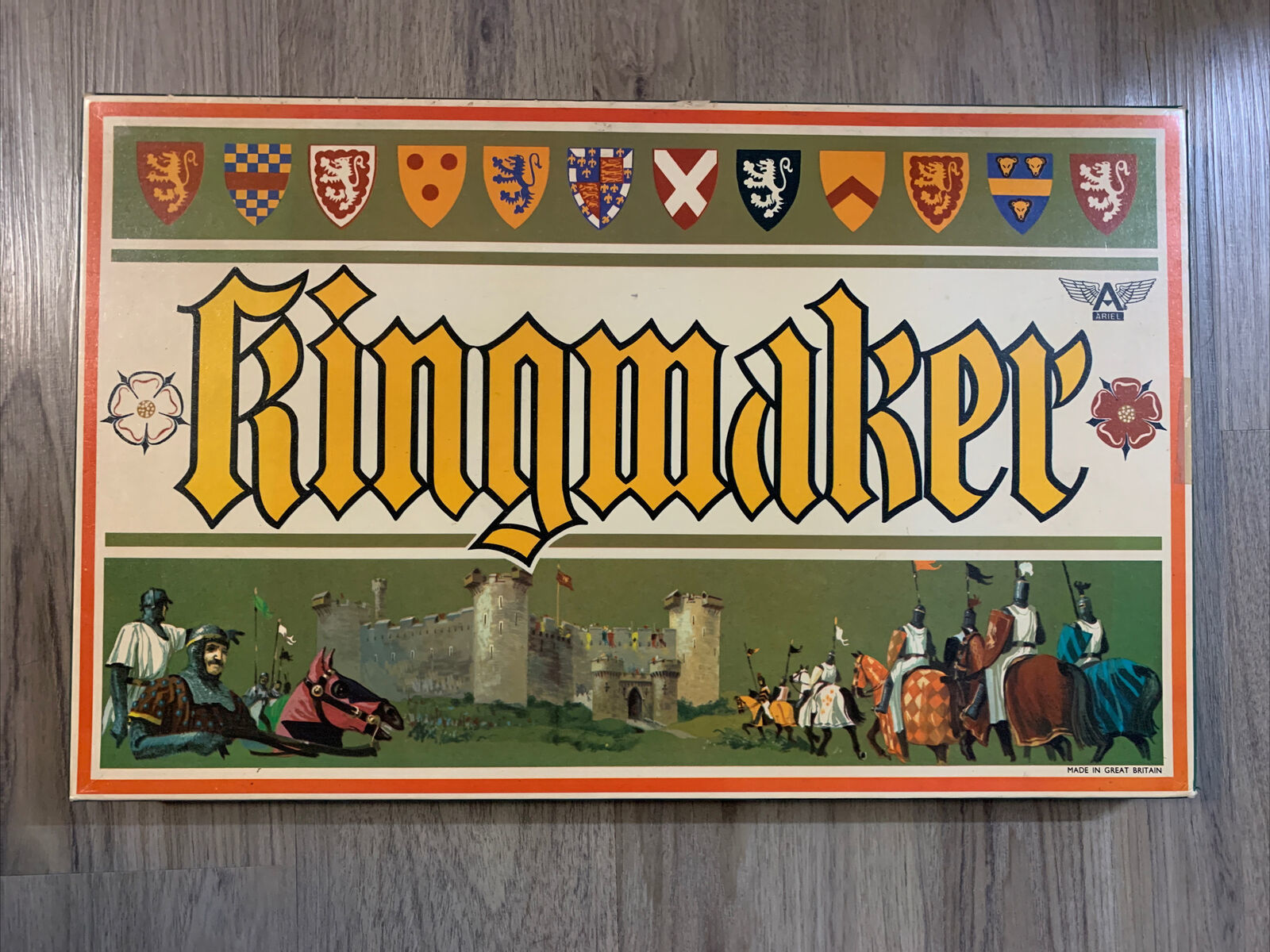 Vintage 1974 The Game Of Kingmaker Board Game Ariel Strategy England Complete - $95.37