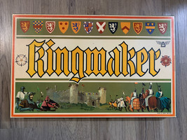 Vintage 1974 The Game Of Kingmaker Board Game Ariel Strategy England Com... - £74.99 GBP