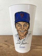 Vintage 70s 7 Eleven Tom Seaver New York Mets Plastic Slurpee Cup Tumbler - $19.79