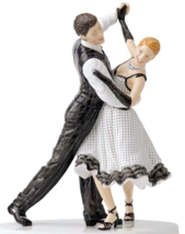 Royal Doulton The Quick Step Dance Couple 10&quot; Figurine HN5448 LTD ED #5/1500 New - £308.26 GBP