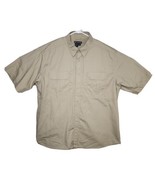 5.11 Tactical Series 71175 Button Shirt Tan Short Sleeve Mens 2XL - £17.19 GBP