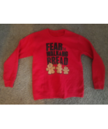 Neuf Garçons Fille Fear Of Marche Bread Vacances Épice Sweat Rouge M 8 - 10 - $22.04 CAD