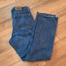 Wrangler Originals Relaxed Boot Jeans Mens sz 33x32 Dark Wash Stretch Co... - $418.54 MXN