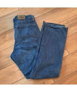 Wrangler Originals Relaxed Boot Jeans Mens sz 33x32 Dark Wash Stretch Co... - $418.54 MXN