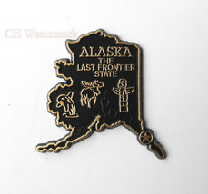 Alaska Last Frontier Us State Black Flexible Magnet Approx 2 Inches - £4.27 GBP