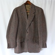 Pendleton 44R Red Brown Tweed Thick 2Btn Blazer Jacket Sport Coat - £79.40 GBP