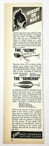 1947 Print Ad Gizmo &amp; Shineroo Fishing Lures Tom Bait Co. Mattoon,IL - $12.02