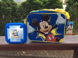 Mickey Mouse Lunchbox Box &amp; Sandwich Box Set - £19.59 GBP