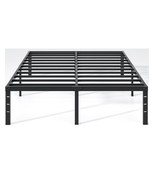 18 inch JETO Metal Bed Frame,Queen Size Bed Frame with Storage Space, He... - $1,845.17 MXN
