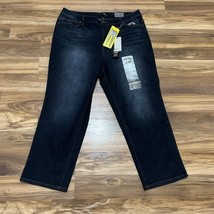 1822 High Rise Ankle Straight Dark Wash Plus Size Women’s Jeans Size 20W - £26.50 GBP