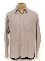 Westbay Sport Mens Shirt Long Sleeve Grey Button Up XL  - $19.77