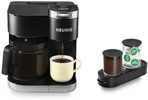 Keurig K-Duo Coffee Maker, Single Serve K-Cup Pod and 12 Cup Carafe Brewer, with - £267.11 GBP