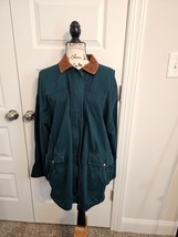 HiGH Sierra Women&#39;s Size L Flannel-Lined Cotton Canvas Barn Coat Jacket FS - £31.75 GBP