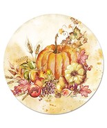 Harvest Watercolor 23942 Pumpkin 13&quot; Lazy Susan Turntable Serving Plate ... - £27.66 GBP