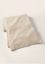 Ralph Lauren Almaden Knit throw Blanket Beige NWT $355 - $153.55