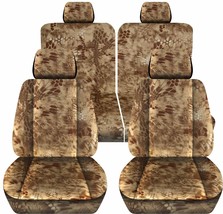 Front and Rear car seat covers fits 2001 -2005 Toyota RAV4   Kryptec Tan - £120.54 GBP
