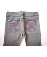 NWT 7 For All Mankind Flynt Bootcut Jeans in Hot Pink Vienna Size 27 NEW - £60.68 GBP