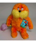 Vintage Coleco 1983 Dr. Suess 16&quot; The Lorax Stuffed Plush Toy  - $64.35