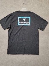 Bird Dogs T Shirt Mens XL Gray Short Sleeve Cotton Athletic Gym Logo Spellout - £15.46 GBP