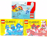 Lego Classic Creative Blue Bricks 11006 + 10401 + 10707 Lot 3 sets - $16.04