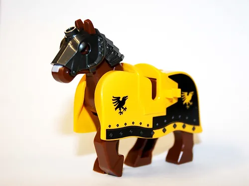 Raven Knight War Horse animal minifigure - $6.79