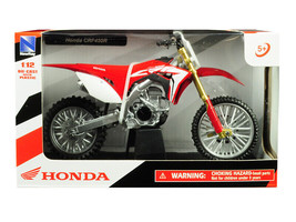 Honda CRF450R Red 1/12 Diecast Motorcycle Model New Ray - £22.52 GBP