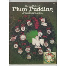 Marsha McKerr&#39;s Plum Pudding Christmas Cross Stitch Needlepoint Pattern ... - £6.16 GBP